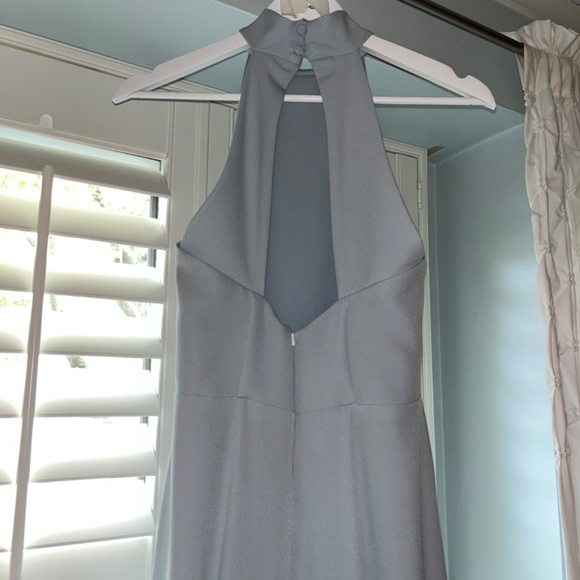 Light Blue Halter Long Dress - Picture 6 of 10